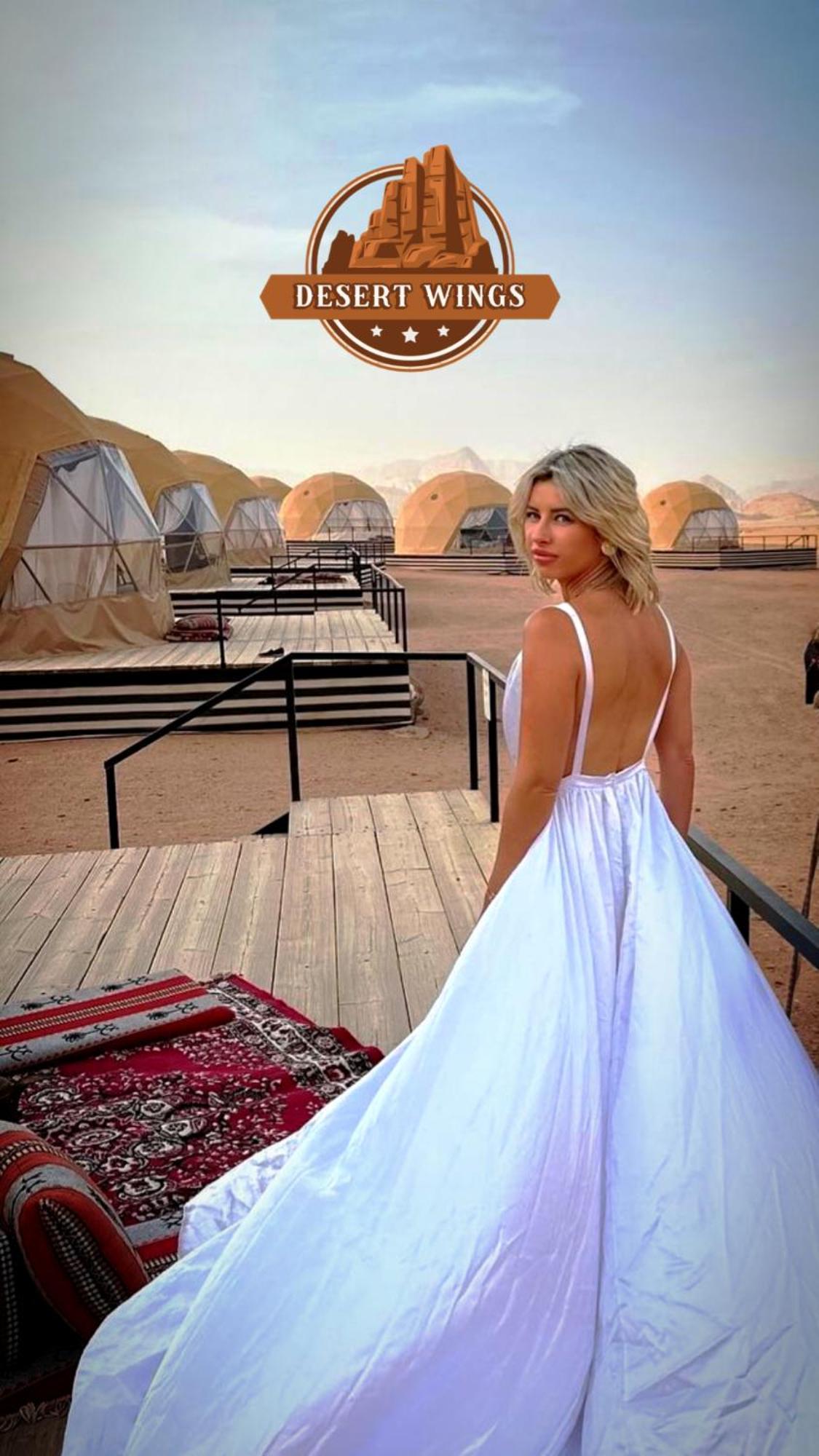 Rum Wings Bubble Luxury Camp Wadi Rum Eksteriør billede
