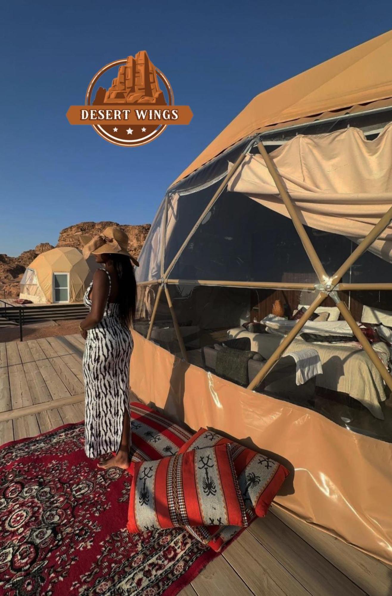 Rum Wings Bubble Luxury Camp Wadi Rum Eksteriør billede