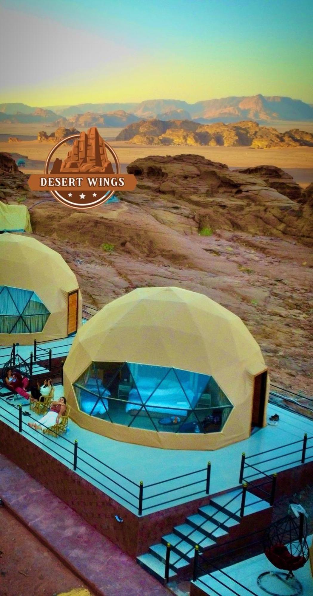 Rum Wings Bubble Luxury Camp Wadi Rum Eksteriør billede