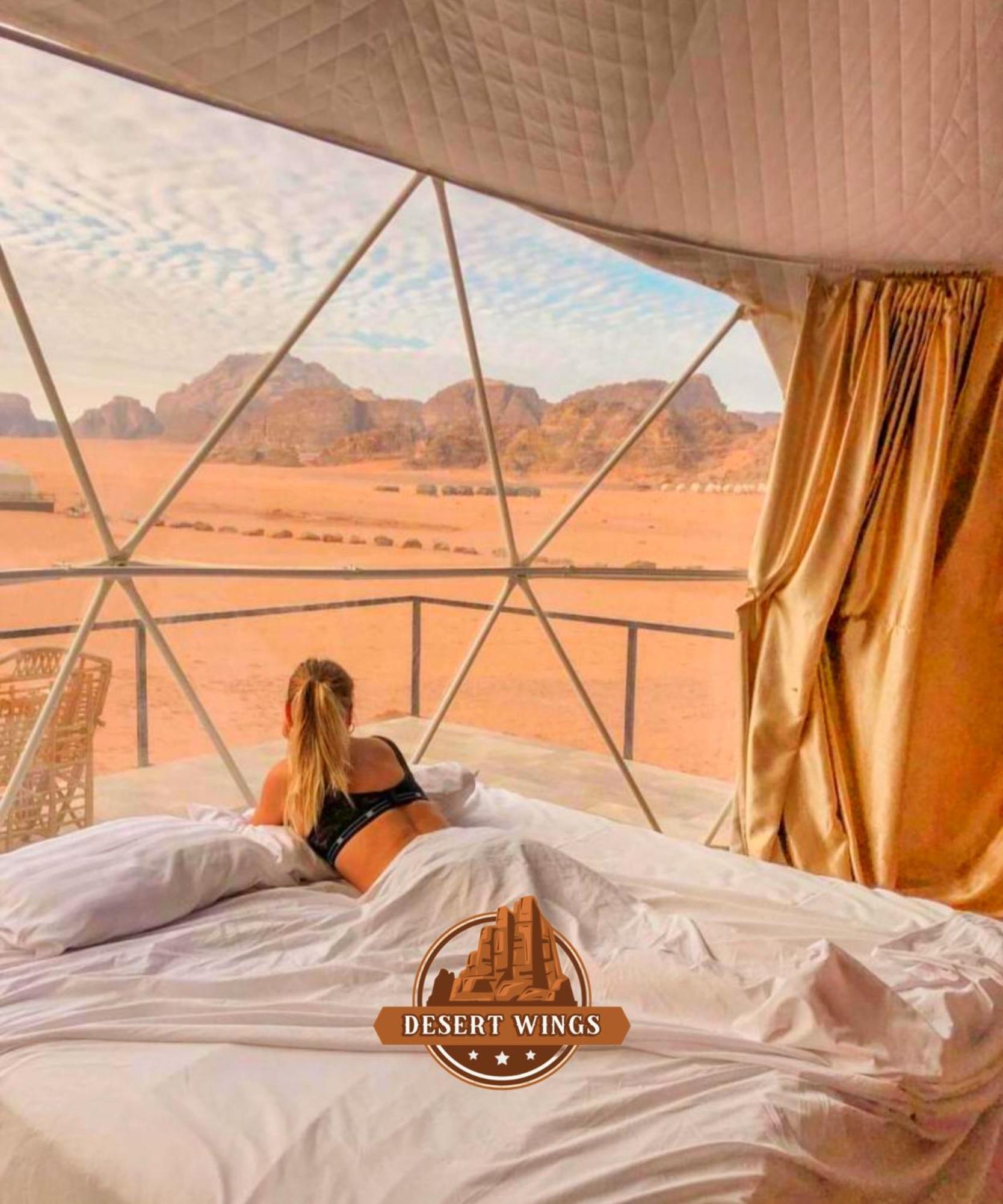 Rum Wings Bubble Luxury Camp Wadi Rum Eksteriør billede